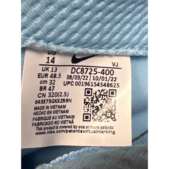 NEW Men's  Nike Rival Zoom Blue Chill Distance Running Spikes DC8725-400 Size 14 - Picture 9 of 10